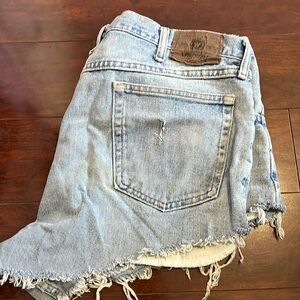 Wrangler shorts 38 x 30 distressed